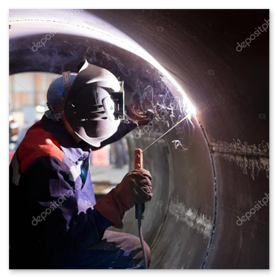 Spawanie odcinka rurociągu